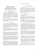 Historia de las telecomunicaciones Diaz, Danys Corporación universitaria Antonio José de Sucre