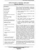 Cómo escoger el personal adecuado “Un programa para hacer la entrevista eficaz”.