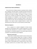 Este recorrido tiene la finalidad de esbozar la sustentación teórica y filosófica de la investigación.