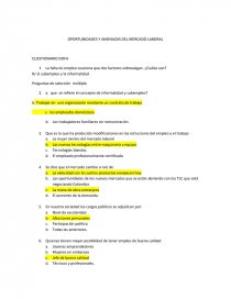 OPORTUNIDADES Y AMENAZAS DEL MERCADO LABORAL. Página 1
