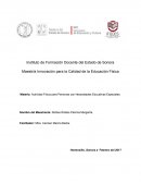 Secuencia Maestría Innovación para la Calidad de la Educación Física