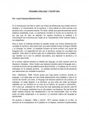 ORALIDAD Y ESCRITURA.