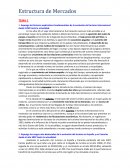 Estructuras de mercado.