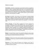 Conceptos según Piaget