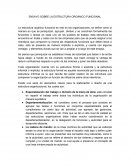 Ensayo sobre la estructura organica funcional