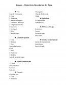 Gíneco – Obstetricia Descripción del Área.