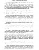 Artículo sobre Reformas Constitucionales Guatemala