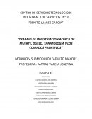 Muerte, duelo y tanatalogia.