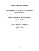 Instituto Politécnico Nacional Escuela superior de Comercio y Administración