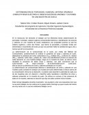 Determinación de porosidad.