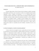 INVESTIGADOR O DOCENTE, LA PROFESION DIRECTAMENTE PROPORCIONAL