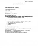 Informe psicopedagogico.