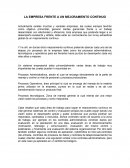 LA EMPRESA FRENTE A UN MEJORAMIENTO CONTINUO