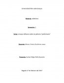 Ensayo reflexivo sobre la película “prefontaine”