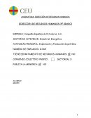 Recursos Humanos. Compañía Española de Petroleros, S.A.