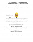 FACTORES QUE DETERMINAN LA COMPETITIVIDAD Y RENTABILIDAD DE LAS PEQUEÑAS Y MEDIANAS EMPRESAS DEL SECTOR COMERCIAL EN EL MERCADO ÁLVAREZ DE COMAYAGÜELA PARA EL PERIODO 2016-2017