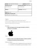 Evidencia 1 Mercadotecnia Apple