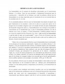 IMPORTANCIA DE LAS HUMANIDADES