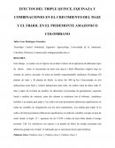 EFECTOS DEL TRIPLE QUINCE, EQUINAZA Y COMBINACIONES EN EL CRECIMIENTO DEL MAIZ Y EL FRIJOL EN EL PIEDEMONTE AMAZONICO COLOMBIANO