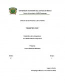 Derecho de las Personas y de la Familia “REGISTRO CIVIL”