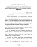 DEMOCRACIA Y DERECHOS HUMANOS . Estudiante de la Maestría de Derecho Procesal Constitucional