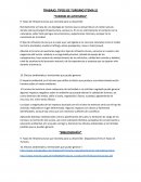 TRABAJO. TIPOS DE TURISMO (TEMA 5) *TURISMO DE AVENTURAS*