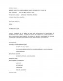 HISTORIA CLINICA. Paciente 58 años de edad