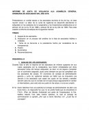 INFORME DE JUNTA DE VIGILANCIA ALA ASAMBLEA GENERAL ORDINARIA DE ASOCIADOS DEL AÑO 2016