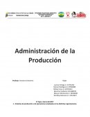 Sistemas de producción o de operaciones empleadas en las distintas organizaciones