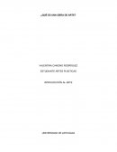 ¿Qué es una obra de arte?