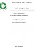 Administracion. Investigación de empresa