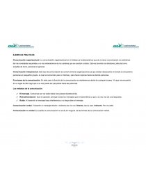 Comunicación organizacional. EJEMPLOS PRACTICOS. Página 7