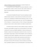 Análisis de los principios fundamentales de la CRBV