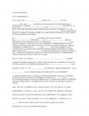 Formato de acta administrativa por inasistencia laboral