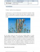 La obra que nos va a servir de referencia para el desarrollo de la actividad es “Daisiy Cutter” de Tomori Dodge. Se selecciona esta obra, porque se considera que puede favorecer el desarrollo de la creatividad en los alumnos al evocar diferentes ámbi