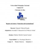 Reporte de lectura “Naturaleza del nacionalismo”