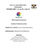 MICROEMPRESA “STUDIO ART”, S. d e R. L de C.V