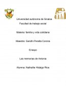 Las memorias de Antonia. Basada en la obra de una narración del pasado