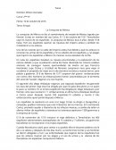 Una de las razones por la caída del imperio azteca fue debido a que los aztecas no conocían las armas de los españoles y ni los caballos de los españoles, y, las plagas que trajeron los españoles a México los mexicas nunca atacaban de noche.