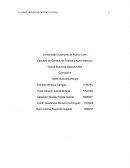 Universidad Autónoma de Nuevo León Facultad de Contaduría Pública y Administración Global Business Opportunities