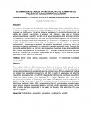 DETERMINACION DE LA DOSIS ÓPTIMA DE SULFATO DE ALUMINIO EN LOS PROCESOS DE COAGULACION Y FLOCULACION