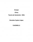 China Teoría de Heckscher- Ollin