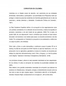 Corrupción en Colombia. Los principios morales y éticos en esta sociedad colombiana se han desplomado