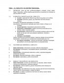 EL CONFLICTO Y SU GESTIÓN TRADICIONAL