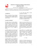 Experimentacion de fisica pendulo balistico.