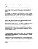 El Artículo 166 del Proyecto de Ley 550-14 establece que: Arresto ilegal.