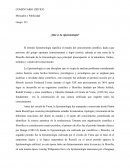Comentario critico epistemologia.