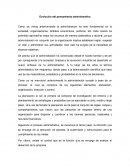 Evolución del pensamiento administrativo