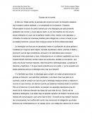 Ensayo de la novel Patas Arriba.