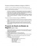 Proyecto diseño de modelo de negocios.